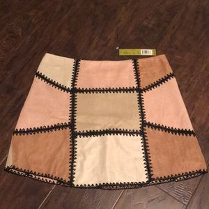 NWT Gianni Bini Suede Skirt